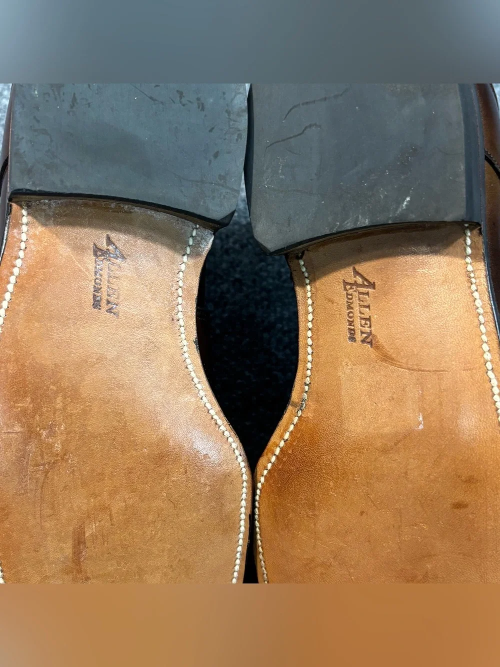 Allen Edmonds Ostendo Jodhpur Boots 7 EEE Brown Leather Monk Strap Ankle Mens